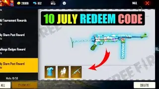 10 july redeem code | free fire redeem code 10 july | today redeem code 10 july