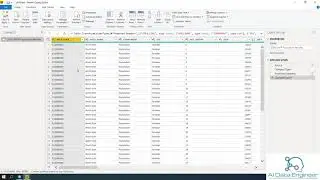 Using Power BI Query editor to Unpivot the data set