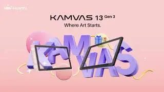 Huion | kamvas 13 (Gen 3) | Where Art Starts