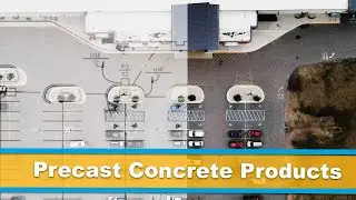 Blain's Farm & Fleet Site Features Precast Concrete Products (Pole Base)