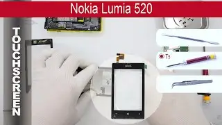 How to replace 🔧 📱 Digitizer (touch screen) Nokia Lumia 520 (RM-913, RM-914)