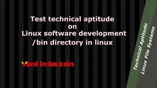 A technical question on /bin directory in linux