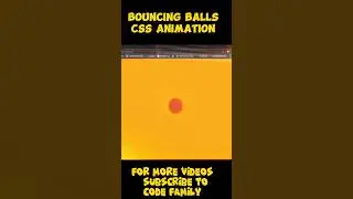 bouncing Ball css animation 