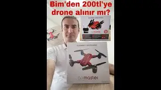 Bim'den 200 tl'ye drone alınır mı? Kutu açılımı + ik uçuş