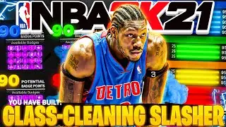🚨New🚨 Best Glass-Cleaning Slasher Build Sneaky Over-Powered Build & Best Badges NBA 2K21 Next Gen