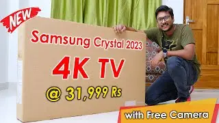 Samsung Crystal 4K iSmart TV 2023 for only 31,990 Rs... Super TV on Budget !? 😱