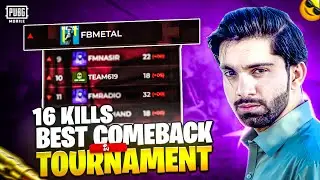 Best Comeback | Match 16 Kills | Star League Season 2 | PUBG Mobile