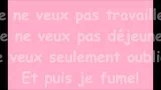 Pink Martini - Je ne veux pas travailler (lyrics)