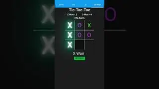 TIC TAC TOE Game using HTML