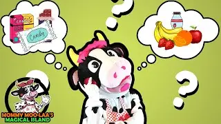 Grocery Store Shopping for Kids with Mommy Moo-Laa | Educational Videos for Kids