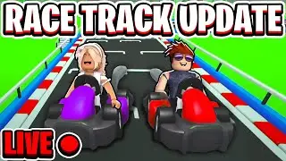 Adopt Me Racetrack Update! Live! Let's GO!!! Roblox!