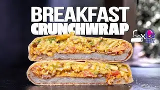 PUTTING TACO BELL TO SHAME BY MAKING A WAY BETTER BREAKFAST CRUNCHWRAP... | SAM THE COOKING GUY