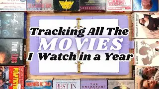 My 2025 Movie Trackers! 🎥 Setting up my 2025 Long-Term Planner