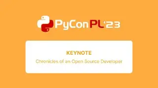 KEYNOTE: Chronicles of an Open Source Developer
