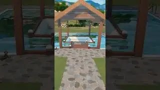 Sunken Seating Pool │ Sims 4  │ No CC │ Build Tips