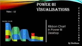 #powerbi #visualisation #ribbon #chart #ribbon chart#powerbi #visualisation ( Video -12)