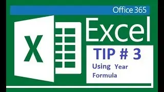 Excel 365 - Using year function or formula