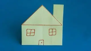 Оригами дом из бумаги. Как сделать оригами дом своими руками // origami paper house