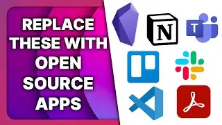 OPEN SOURCE alternatives to the MOST POPULAR productivity apps!