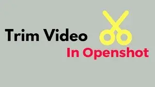 How To Trim Video In Openshot - Video Editing