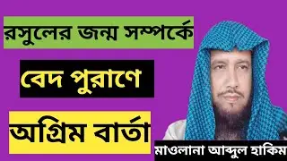 নবীর জন্ম সম্পর্কে এর সুন্দর আলোচনা | Maulana Abdul Hakim |