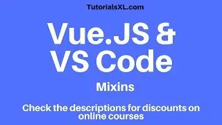 VueJS with Visual Studio Code - Mixins