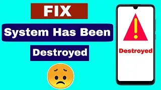 System Has Been Destroyed || Fix Bricked Phone ft  Redmi Note 8