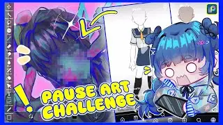 Trying out the PAUSE ART CHALLENGE! // SamDoesArts  // IbisPaintX