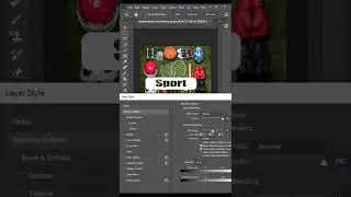 Editable Text As A Mask In Photoshop #shorts #shortvideo