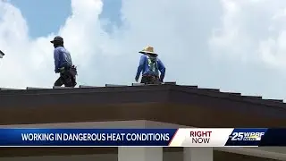 Crews in Palm Beach County brave extreme heat while working outside