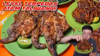 BOHONG KALAU GAK KEPEDESAN!! AYAM TALIWANG DI CELUPIN KE CABE..