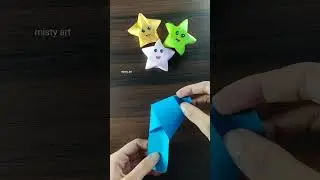 paper cute star making #shorts