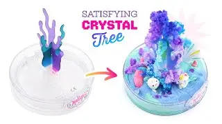 Oddly Satisfying Crystal Tree! Craft Toy Review & DIY