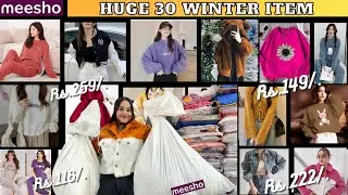 Huge Meesho Winter Wear Haul Starting 179/-Rs Only || Ye Kya Mangwa Liya ​⁠@pratibhagupta680