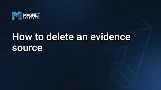 How to Delete an Evidence Source in Magnet REVIEW