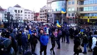 Івано-Франківськ - за Європу (Євромайдан - 02.12.2013)