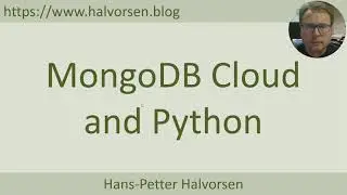 MongoDB Cloud and Python