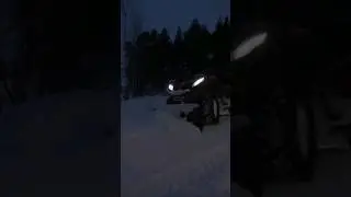 Atv Snow Plowing in Norway