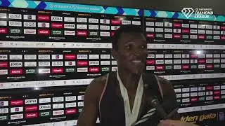 Muzala Samukonga Runs 43.99 400m For Rome Diamond League Win [Interview]