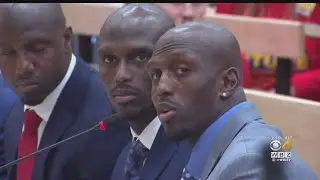 Patriots Players Speak At Statehouse In Favor Of More Funding For Education