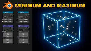 How MINIMUM and MAXIMUM nodes Works in Blender - Geometry Nodes