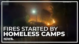 Northeast Portland homeless camp starts 2 fires in one weekend