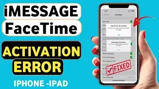 iMessage And FaceTime Waiting for Activation Error ||  Fix face Time and iMessage activation Error