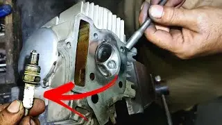 How To Repair Spark plug Thread of motorcycle head - Zimbiker