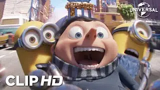 MINIONS: EL ORIGEN DE GRU - Gru y los Minions escapan de Los Salvajes 6