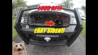 INSTALLING A $20 EBAY SIREN!!