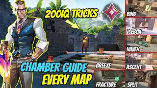 Valorant CHAMBER EVERY MAP GUIDE  You Must Know - Tips And Tricks