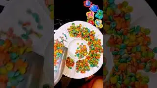 ASMR SATISFYING COLOURFUL COLLECTION PLATTER | SOUND SWEETS NEPS FILLING #shorts #chocolate #viral