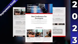 Unleashing Event Excellence: Crafting a Dynamic Website from Scratch with HTML & CSS || 2023