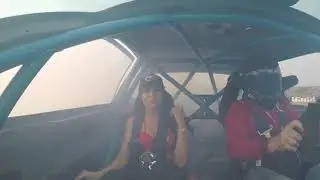 SEXY GIRL SCREAMING in a ULTIMATE PROFESSIONAL RACING DRIFT CAR of 700 HP